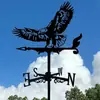 Explosiones Transfronterizas de Amazon Artesanías de Metal Pintura en Aerosol Decoración de Techos Veletas Adornos Arte de Hierro para Exteriores de Patio