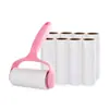 Rodillo quitapelusas Rodillo adhesivo desprendible Cepillo de fieltro para eliminar pelo y pelusa, Rollo de papel quitapelusas, Cepillo adhesivo, Papel adhesivo extra grueso