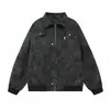 Chaqueta bomber estilo retro americano, para hombre, otoño/invierno, cortavientos, corte holgado, casual, versátil, chaqueta de cuero sintético PU con pelo sintético