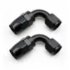 Kit de conectores modificados resfriados a óleo com rosca de nylon preta AN6/AN10/mangueira de 3-5 m mais 10 conectores