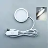 Componente de Luz LED Redonda USB Foco LED Mini de 5V con Interruptor de Botón Componente de Luz Decorativa para Modelo DIY
