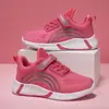 Zapatos de Punto Volador de Caña Baja para Niños de Primavera y Otoño, Zapatos Deportivos Ligeros y Transpirables, Zapatos de Malla para Niñas de Primavera, Zapatos Casuales para Correr