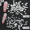 Venta al por mayor Cadena de Princesa Biselada Fondo Plano Gota de Agua Pedrería Blanco Champaña Mini Circonita Empalme Decoraciones para Uñas Pedrería para Uñas