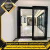 Puertas de Vidrio Corredizas Personalizadas Aleación de Aluminio Puerta de Vidrio Comercial Puerta Corredera Insonorizada de Cocina
