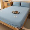 2025 Nuevo Estilo Algodón Puro Cómodo Cepillado Cama Sábanas Otoño e Invierno Pieza Única Algodón Puro Protector de Colchón Sábanas Juego de Cubrecama