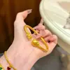 Tienda de Oro Mismo Estilo Chapado en Oro Joyería Hello Kitty Set de Accesorios para Mujer, Collar de Gama Alta, Joyería de Diseño de Nicho de Lujo Ligero