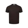 Camiseta Top Esportiva para Academia de Manga Curta, Corte Solto, Algodão de Fibra Longa, Seda Gelada, Tecido Elástico em Quatro Direções, Costura de Seis Fios com Quatro Agulhas, para Homens e Mulheres