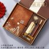 High-end caixa de presente de notebook de negócios terno moda nacional estilo chinês bloco de notas presente presente da empresa com logotipo personalizado de presente de mão
