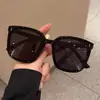 Óculos de Sol Novo Estilo para Mulheres, Estilo Tendência Celebridade da Internet Estilo Coreano, Armação Grande, Efeito Emagrecedor, Proteção UV, Unissex