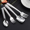 Cuchara Tenedor Acero Inoxidable 304 Comida Occidental Tenedor para Ensalada Cuchara para Postre Vajilla Infantil para el Hogar Cuchara Cuchara para Sopa Venta al por Mayor