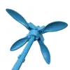 Ancla plegable de acero al carbono 3.5LB 1.5KG con pulverización de plástico azul para yate, bote de goma, ancla de parada