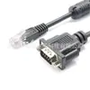 Pino Macho Db9 para Anel Magnético com Dupla Blindagem Cabeça de Cristal 8P8C Cabo de Rede para Transmissão de Rede Rj45