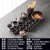 Juego de Té Kung Fu Zisha de Mineral Crudo traje Tetera Taza de Té Simple Oficina Reunión Juego para Invitados Tetera Xishi
