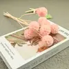 Nochevieja Flor Eterna Hierba Bigote de Dragón Material Paisaje Pino Penglai Día de Año Nuevo Colgante de Frijol Arroz Bienvenida de Boda Rosa Decoración del Hogar