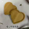 Bandeja de Posavasos de Bambú Base Calada Soporte para Flores Redonda Cuadrada Esterilla de Té Hecho a Mano Bricolaje Bandeja para el Hogar Bandeja para Joyas