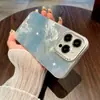 Papel de Lata Patrón Marco de Diamante Funda de Teléfono IMD Adecuada para iPhone15PROMAX Tendencia 14 Personalidad 12 Agujero Grande 11