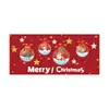Navidad Año Nuevo Pareados Tela de Fondo Ancho de Puerta Cubierta de Puerta Bandera de Jardín Decoración Exclusiva de Comercio Exterior de Amazon Arreglo