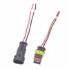 Base impermeable para coche de 2 cables 2p enchufe impermeable enchufe HID conector macho y hembra conector impermeable para coche