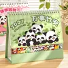 Calendario del Año del Cordero 2027 Dibujo Animado Personalizado Lindo Calendario de Oficina Panda Planificador Mensual Calendario de Escritorio Logo Personalizado