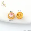 Contas Espaçadoras Coloridas Preservadas Banhadas a Ouro Zircônia Arco-Íris Cubo de Açúcar Acessórios de Joias Artesanais Versáteis para Colar Pulseira
