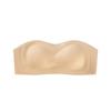 Verano Strapless Antideslizante Hermoso Espalda Sujetador Pecho Pequeño Push-Up Copa Fija Un Hombro Anticaída Invisible Top Tubo Envolvente
