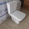 Exportación de Fábrica a Asia Central, Inodoro Split Montado en la Pared Trasera, Inodoro Cerámico de Baño de Descarga Directa Sifónica para Uso Doméstico