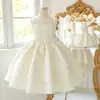 Vestido para Niña, Lujo Ligero Nicho Vestido de Dama de Honor Blanco, Vestido de Princesa, Atuendo de Presentación, Vestido Diario para Niña Pequeña