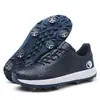 Zapatos de golf con clavos de nuevo estilo, zapatos de entrenamiento de golf para interiores, zapatillas deportivas para exteriores, zapatos casuales para hombre, zapatos de moda.