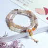 Pulseira Esmeralda Tianshan Novo Estilo Chinês Estilo Nacional Joias Jade de Seda Dourada Natural de Xinjiang Jade Jade Jade Cor Flor Flutuante Pulseira de Jade