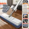 Mop Plano Mãos Livres Atacado Novo Modelo para Uso Doméstico, Ferramenta de Limpeza de Piso Mop Preguiçoso Limpeza com Uma Passada