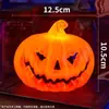 Linterna de Calabaza Portátil para Halloween Luz Electrónica LED de Velas Accesorios de Decoración para Fiestas Luces de Ambiente Adornos Suministro al por Mayor