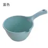 Pá Plástica Espessa para Água com Cabo Longo para Uso na Cozinha, Adequada para Pegar Água, Copo para Shampoo de Bebês e Crianças, Pá para Enxaguar e Banho
