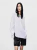 Nuevo Producto Primavera 2026 Jn*By Suéter de Cuello Redondo para Mujer Manga Larga Holgado Cómodo Top de Algodón Camisa Casual para Mujer