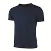 Ropa de Trabajo de Secado Rápido Talla Americana Transfronteriza Camisetas de Manga Corta con Cuello Redondo para Hombre Camisetas Publicitarias para Hombre y Mujer Estampadas Personalizadas con Logo