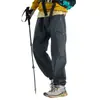 Calças Cargo Masculinas Outono e Inverno Outdoor Três em Um Destacável Soft Shell Calças de Assalto Masculinas e Femininas À Prova de Vento Quentes Esportivas Casuais