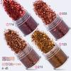 Cross-border Golden Nail Art Set 12 Cores Nail Art Sequins Glitter Pó Gradiente Sequins Laser Pó