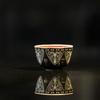 Taza de té octava de cerámica incorrecta de oro y plata Mo Ji, juego de té de kung fu, taza de degustación de té para el hogar, taza individual, taza pequeña antigua de imitación de laca