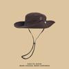 Sombrero de montaña para mujer, sombrero de escalador, sombrero de pescador con cordón para acampar, parasol, senderismo, protección solar, sombrero de vaquero occidental para exteriores.