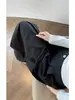 Pantalones de Traje para Mujer 2026 Nuevo Verano Americanos de Tiro Alto Ropa de Trabajo Negros de Pierna Ancha para Mujer Pierna Recta Ajustada Plátano Casual