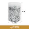 Desarrollo entre espejos lata de hoja de oro hoja de plata triturada pintura diy papel triturado de hoja de oro decoración para uñas hoja de cobre de oro y plata triturada