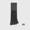 Nuevos Calcetines de Yoga para Mujer, Calcetines Antideslizantes Profesionales de Pilates hasta la Pantorrilla, Calcetines Deportivos de Fitness para Danza de Cinco Dedos, Calcetines para el Suelo