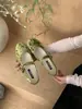 Nuevos Zapatos Casuales de Punta Redonda con Correa de Tobillo de Gamuza para Mujer, Moda y Versatilidad, Zapatos Planos con Hebilla
