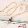 Cuerda concéntrica de doble color DIY tejida cuerda para colgante de joyería de jade dorado para hombres y mujeres estilo nacional cuerda para collar al por mayor