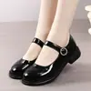 Zapatos Mary Jane para Mujer 2026 Otoño Nuevo Estilo Universitario Versión Coreana Zapatos Lolita Japoneses con Velcro para Pies Anchos Zapatos Pequeños de Cuero