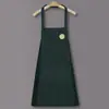 Delantal de Dibujos Animados Versión Coreana Cactus Arcoíris para Uso Doméstico, Delantal de Cocina Unisex, En Stock, Impermeable y a Prueba de Aceite