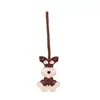 Colgante para Bolso de Perro Schnauzer Popular Transfronterizo Lindo Dibujo Animado de Perro Animal Colgante Regalo Decoración al por Mayor