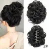 Peluca para Mujer Pinza de Agarre Anillo para el Cabello Paquete de Cabello Moño Bola Disco Flor Cabello Corto Rizado Pinza de Agarre Flor Capullo Esponjoso Anillo Grande para el Cabello