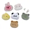 Broche de Pelúcia de Animal Fofo de Desenho Animado Acessórios DIY para Crianças Grampo de Cabelo Acessórios para Lenço Chapéu Boneca Pingente