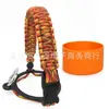 Alça de Corda Paracord para Garrafa de Água em Estoque Transfronteiriça, Manga Portátil para Copo Espacial, Alça de Transporte de Copo com Manga de Base de Silicone para Garrafa de Água Portátil ao Ar Livre