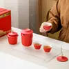 Caja de Regalo de Taza de Té Cultural y Creativa de la Ciudad Prohibida para Personas Mayores, Regalos para el Día del Maestro para Maestros, Padres y Souvenirs Corporativos